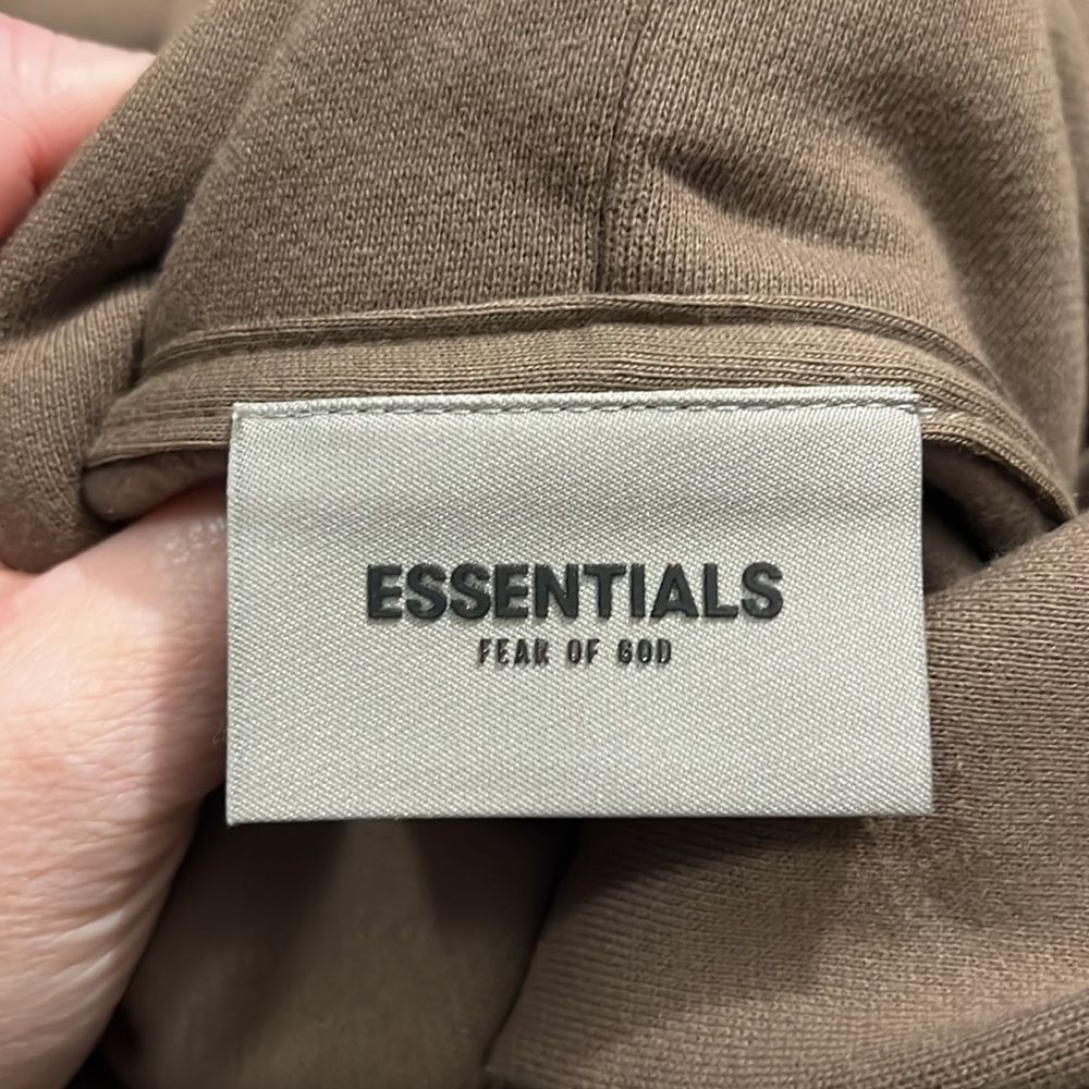 FOG Essentials Harvest Pullover Hoodie Sz L - back logo - Picture 7 of 12